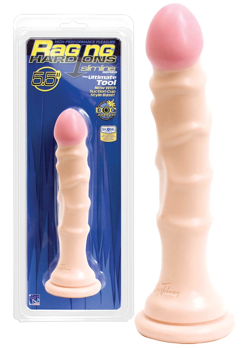 Raging Hard-Ons 5,5 inch Slimline Dong with Suction Cup