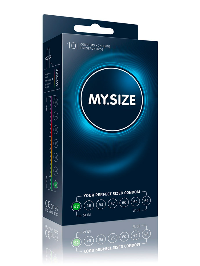 10 x MY.SIZE Condoms - Size 47