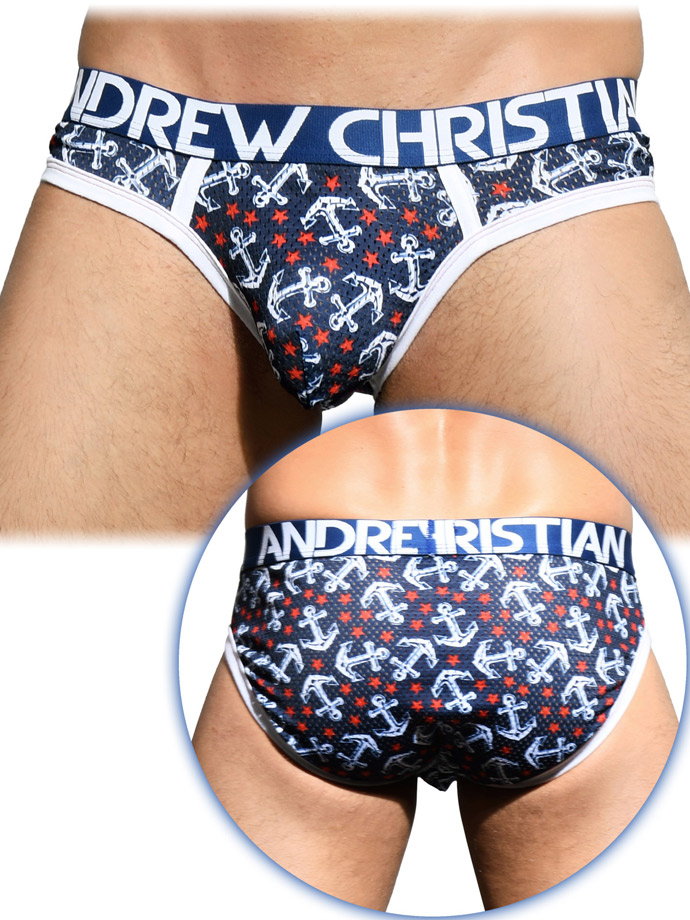 Anchor Mesh Brief with Almost Naked