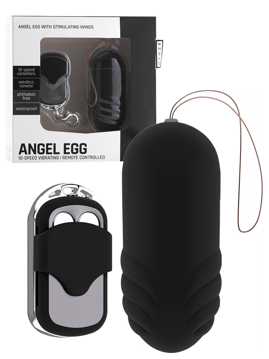 Angel Egg 10 Speed Vibrating Bullet Black