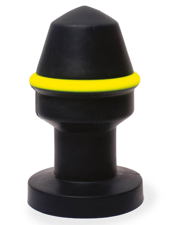 Keep Burning Fluo Pipe Plug Black/Yellow