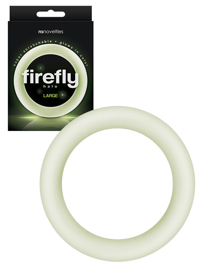 Firefly - Glow in the Dark Cockring Green - Large