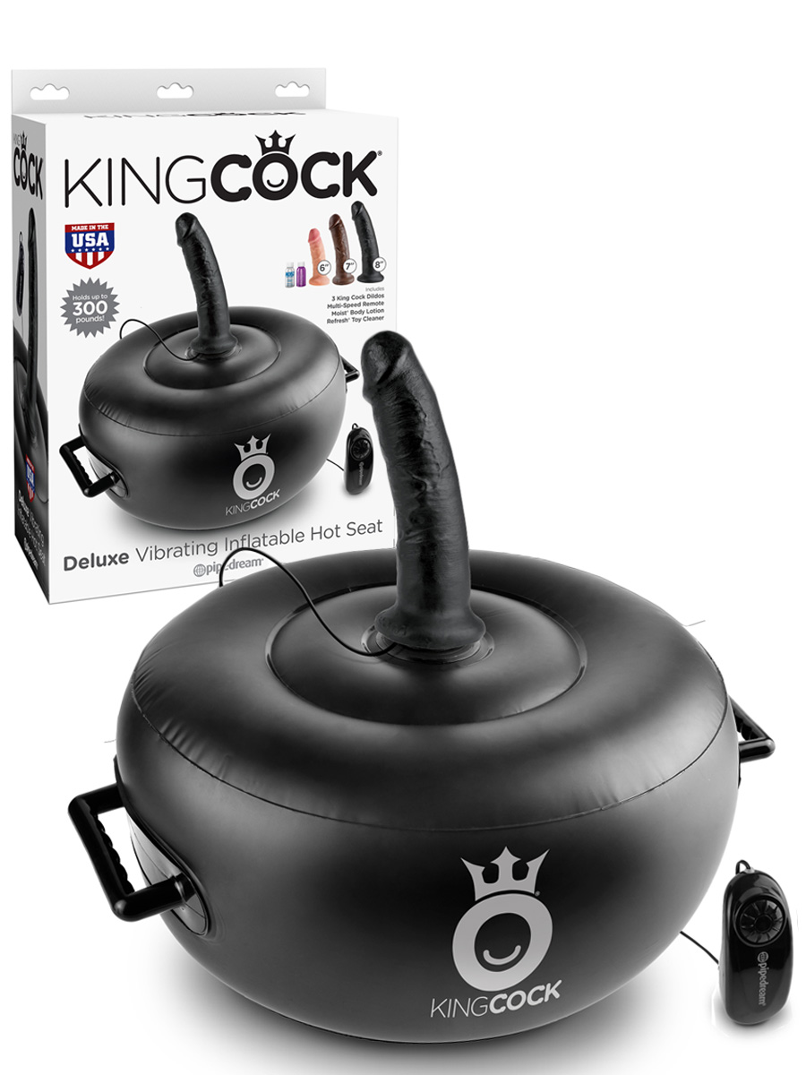 King Cock - Deluxe Vibrating Inflatable Hot Seat