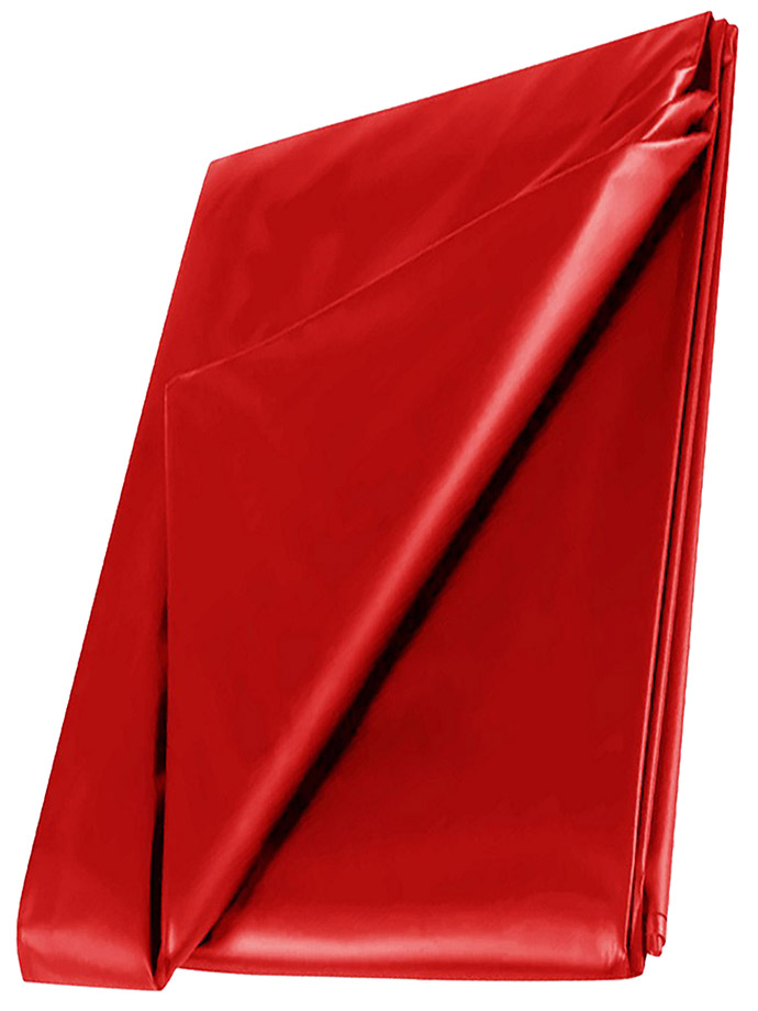 WetPlay - PVC Bedsheet 210x200cm Red
