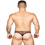FUKR Gloss Air Thong with Gigolo Mesh - Red