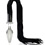 Icicles No. 49 - Glass Anal Plug with Flogger Tail