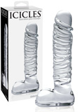 Icicles No. 63 - Hand Blown Glass Massager