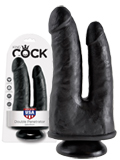 King Cock - Double Penetrator Black