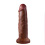 King Cock - Vibrating Mini Sex Ball with 7 inch Dildo Brown