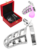 Chastity Cage Parceval - Stainless Steel