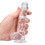 RealRock - Dildo 6 inch with Balls - Crystal Clear