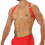 Party Boy Elastic Harness - Red